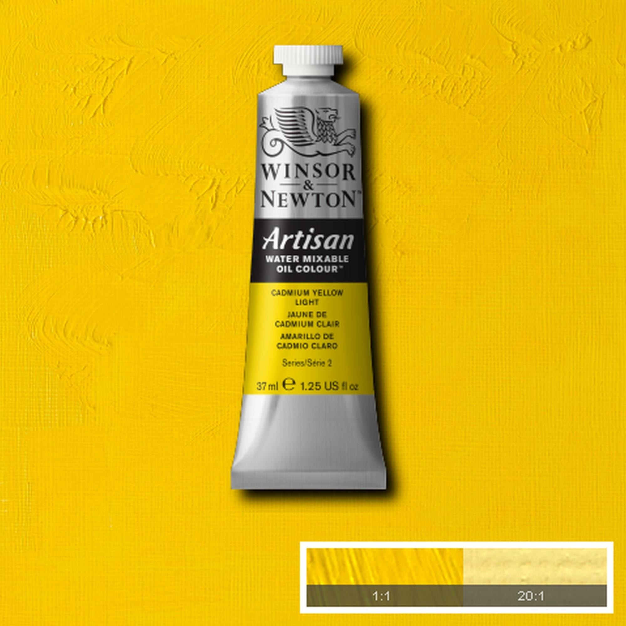 Oleo wn artisan al agua 37 ml amarillo cadmio claro n113