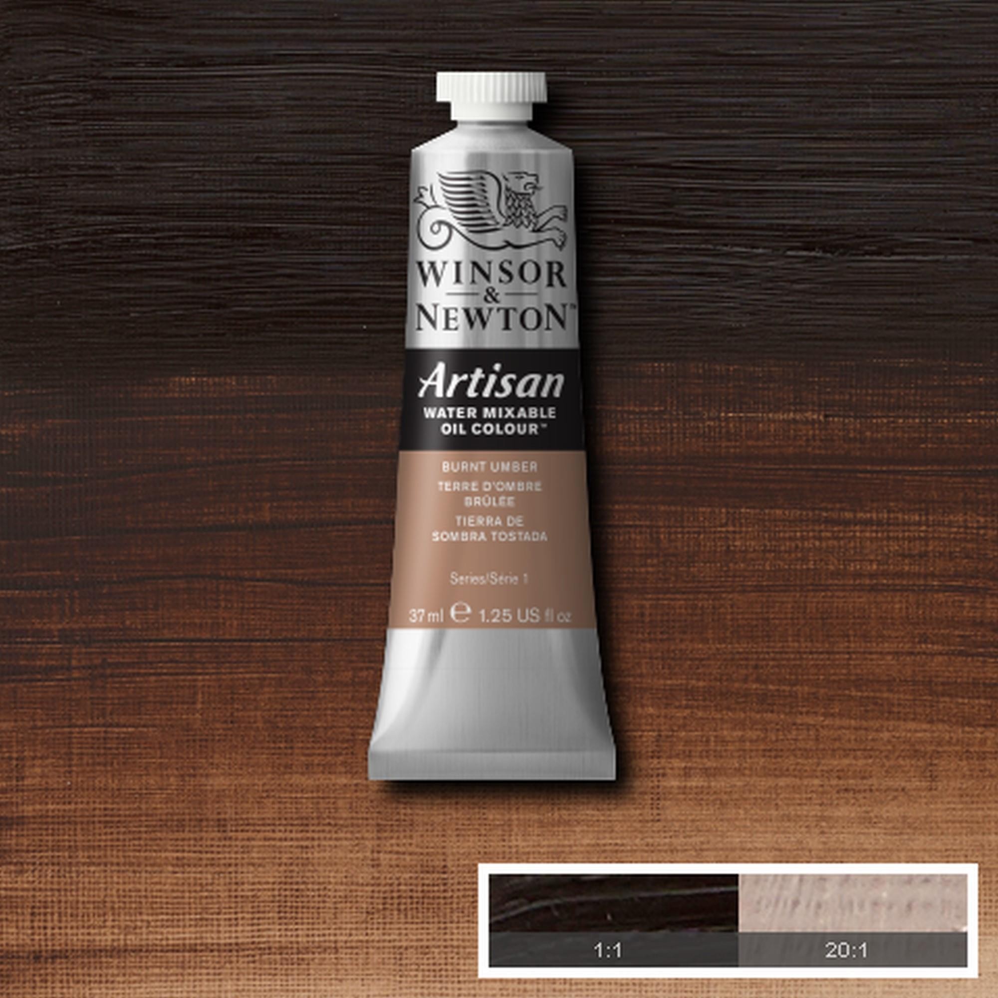 Oleo wn artisan al agua 37 ml tierra de sombra tostada n76