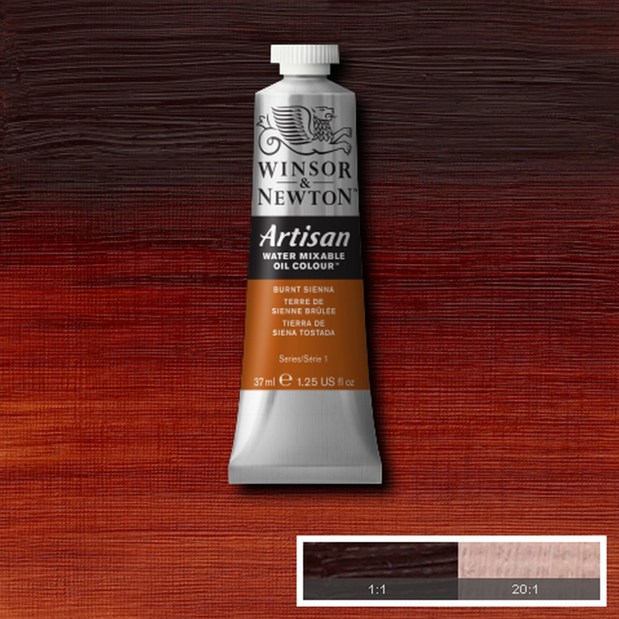 Oleo wn artisan al agua 37 ml tierra de siena tostada n74
