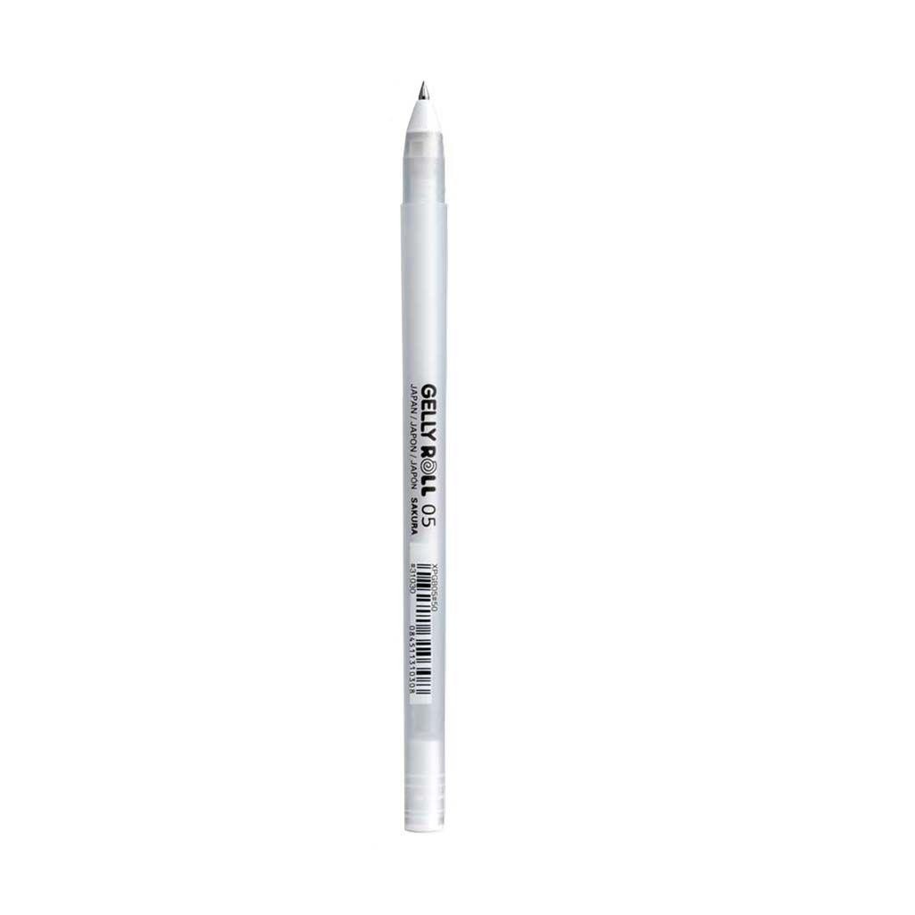 Rotulador sakura gelly blanco 05