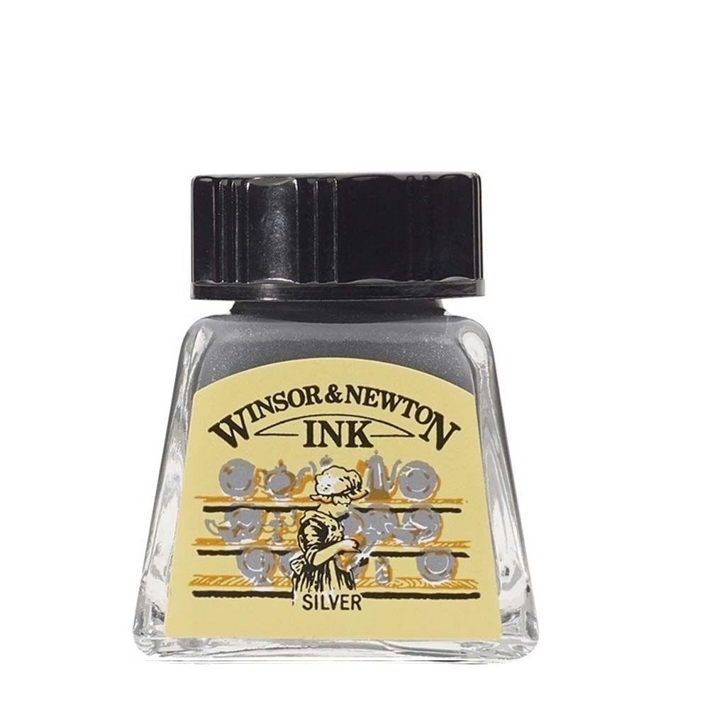 Tinta dibujo wn 14 ml plata