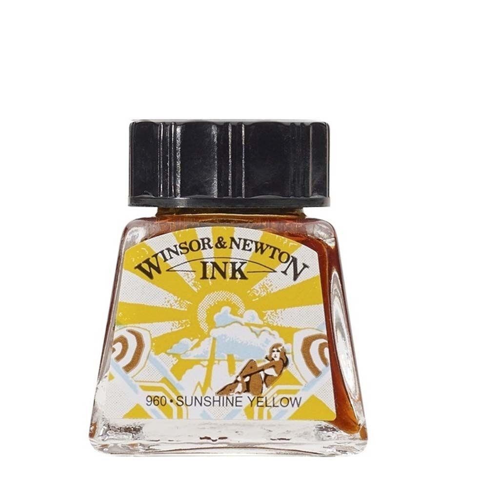 Tinta dibujo wn 14 ml amarillo sol
