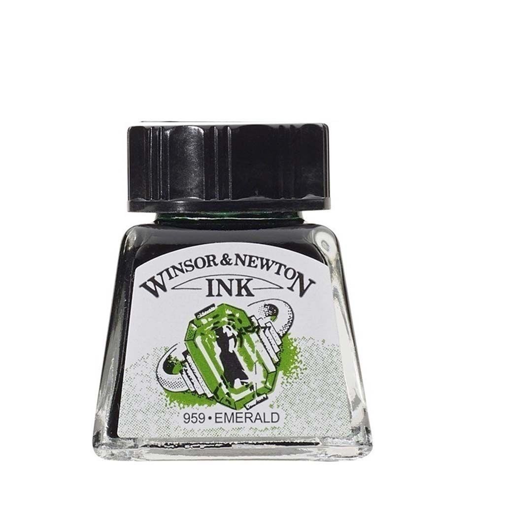 Tinta dibujo wn 14 ml verde esmeralda