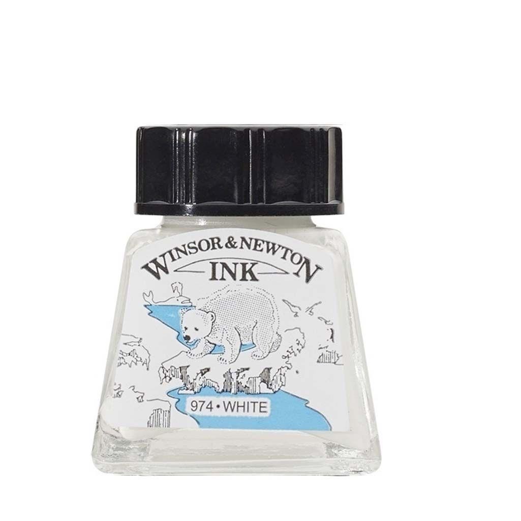 Tinta dibujo wn 14 ml blanco