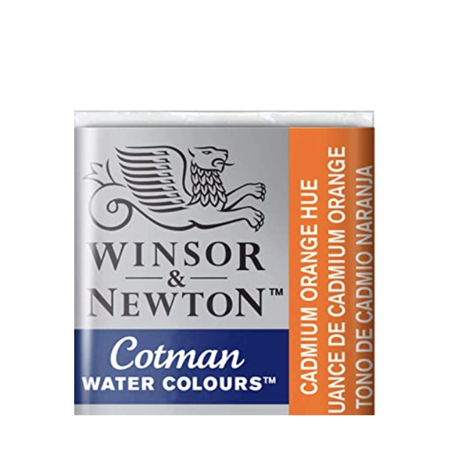 Acuarela wn cotman 1-2 godet amarillo cadmio naranja