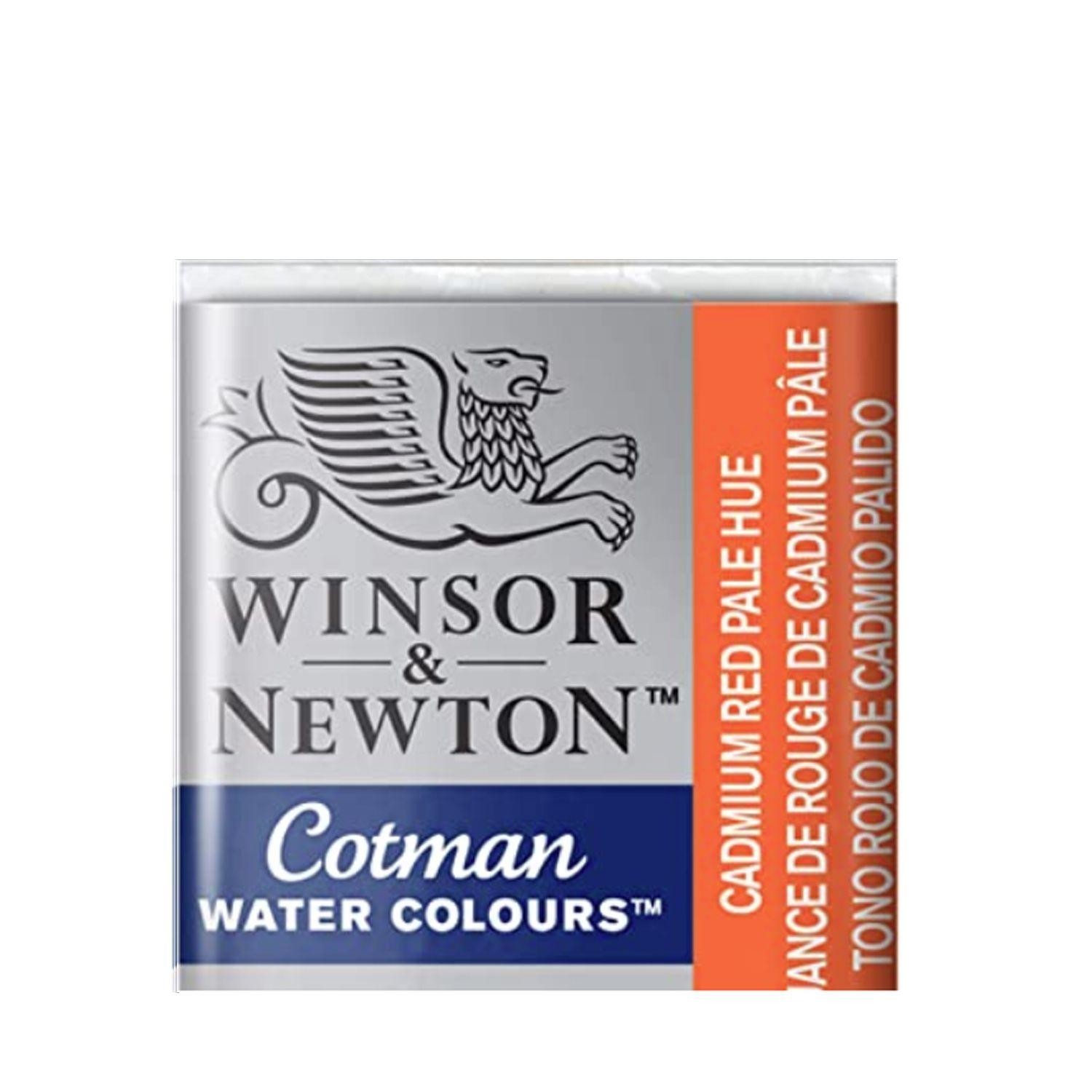 Acuarela wn cotman 1-2 godet rojo de cadmio palido