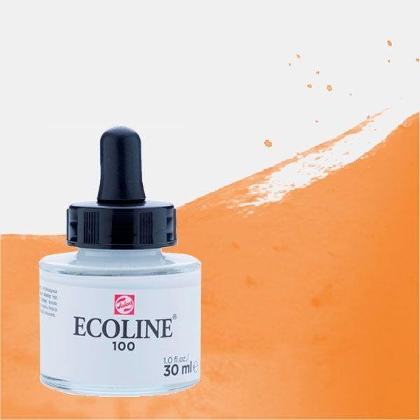 Acuarela liquida ecoline 30 ml ocre oscuro