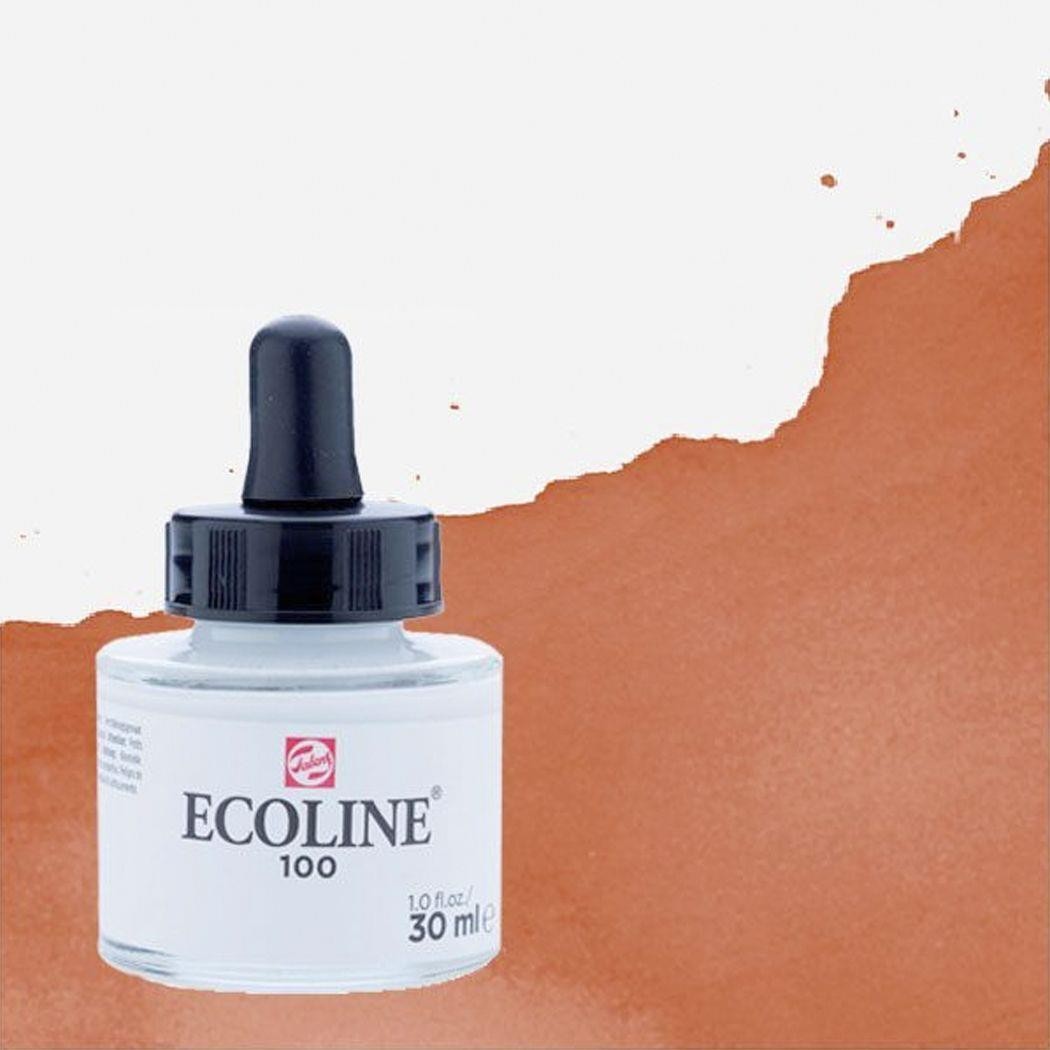 Acuarela liquida ecoline 30 ml tierra siena tostada
