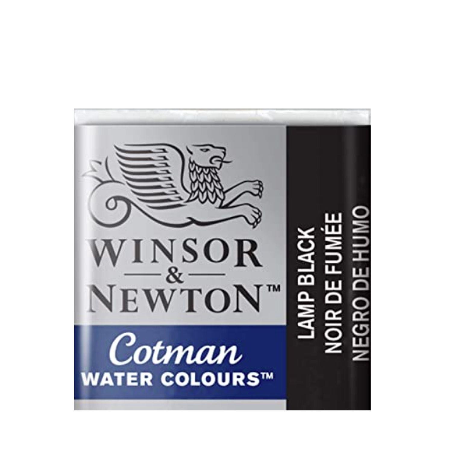 Acuarela wn cotman 1-2 godet negro de humo