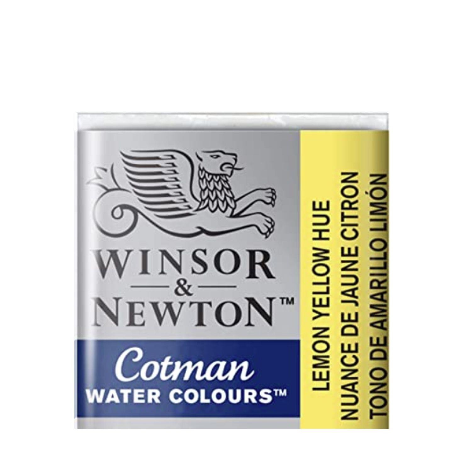 Acuarela wn cotman 1-2 godet sombra amarillo limon